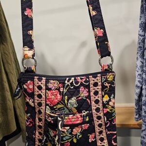 Floral Quilted Crossbody Bag